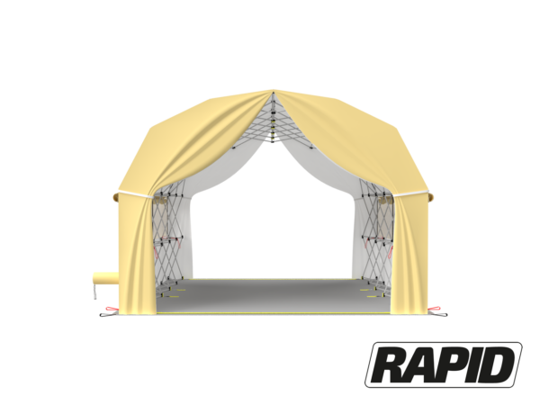 x35 Rapid Shelter with mesh side panels