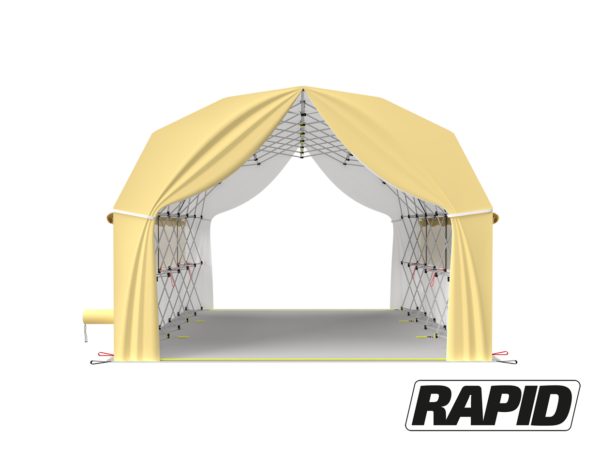 x36 Rapid Shelter with mesh side panels