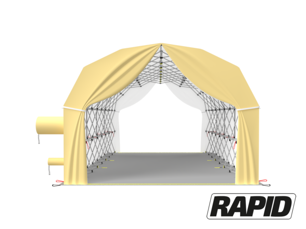 x38 Rapid Shelter with closed sides
