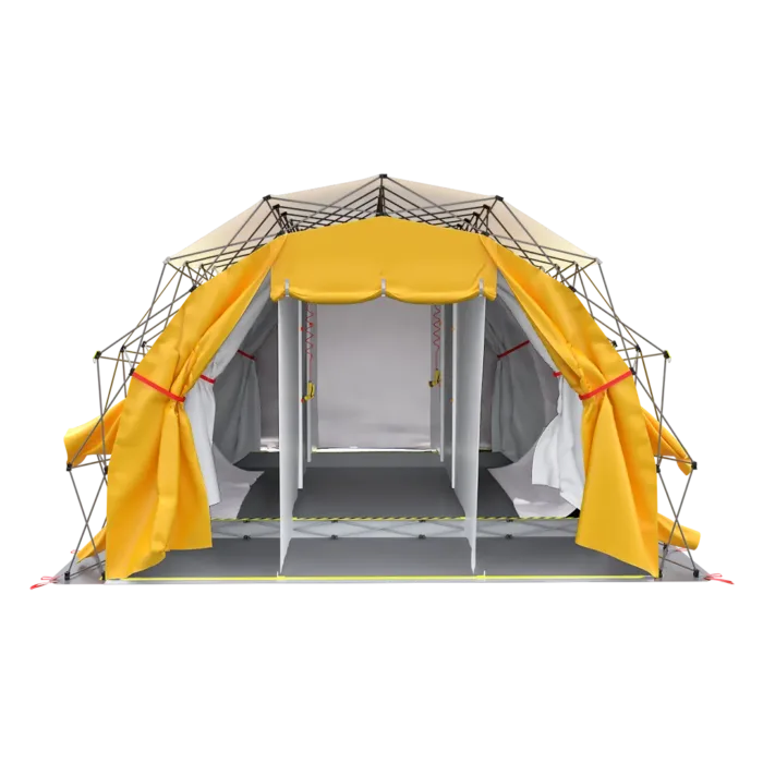 Rapid GB X38D Decontamination tent 3 Front View