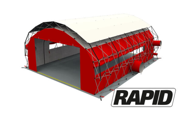 X59 Shelter with inner membrane and sunshade