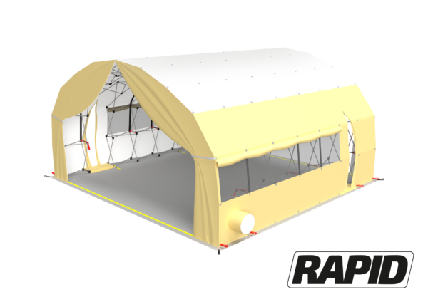 x57 Rapid Shelter with mesh side panels