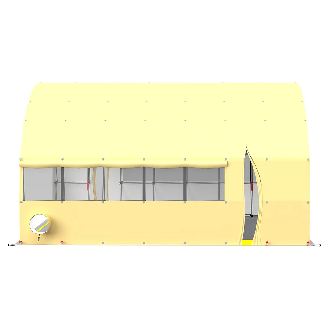RapidGB X57C Command and control Shelter side view